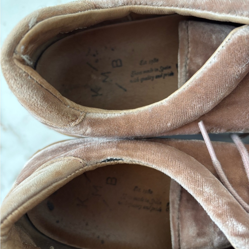 Anthropologie KMB Velvet Sneakers sz 37 - Picture 5 of 8